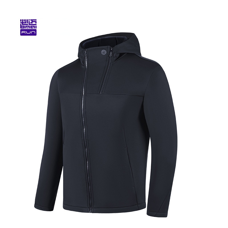 Куртка беговая на флисе мужская